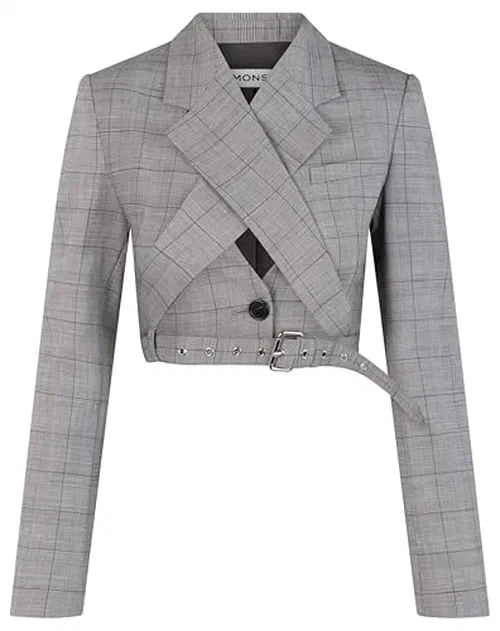MONSE, Cropped Criss Cross Jacket