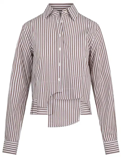 MONSE, Deconstructed Cropped Shirt