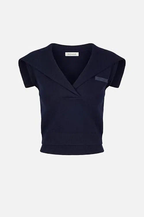 MONSE, Double Sailor Collar Top, M