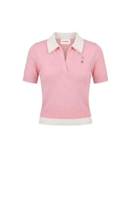 MONSE, Doubled Front Collar Polo