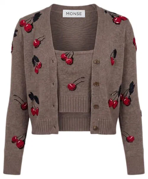 MONSE, Mini Cherry Cardigan
