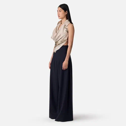 MONSE, Printed Halter Top — view 3