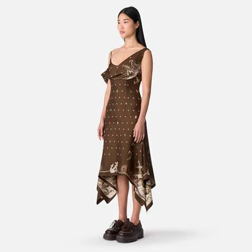 MONSE, Printed Silk Dress — view 3