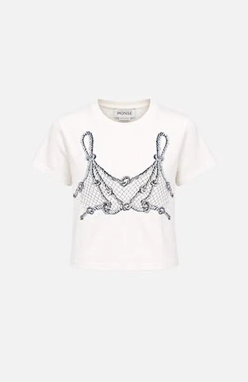 MONSE, Rope-Print Tee, M