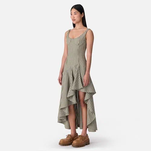 MONSE, Stripe Corset Dress — view 3
