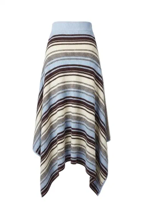 MONSE, Striped Jacquard Skirt