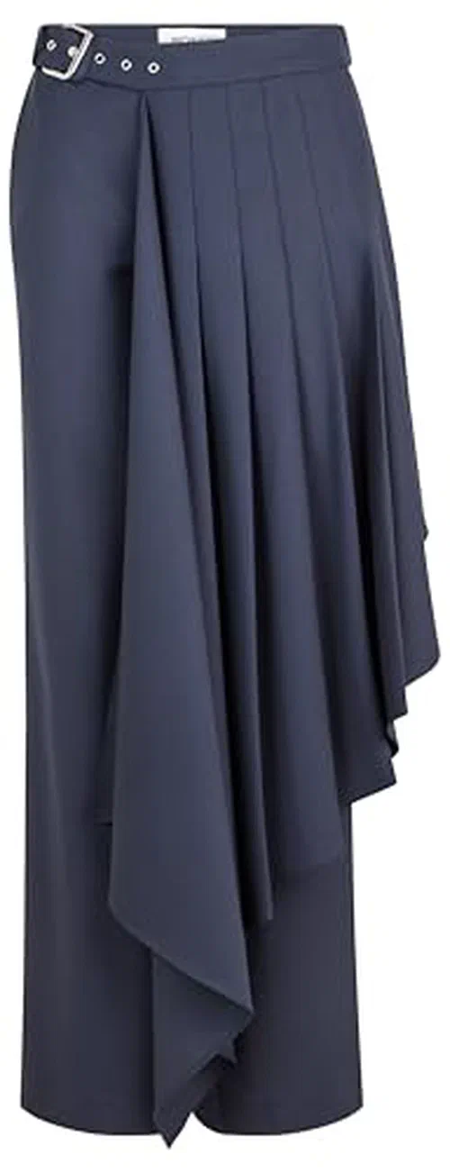 MONSE, Tailored Trousers With Skirt Overlay