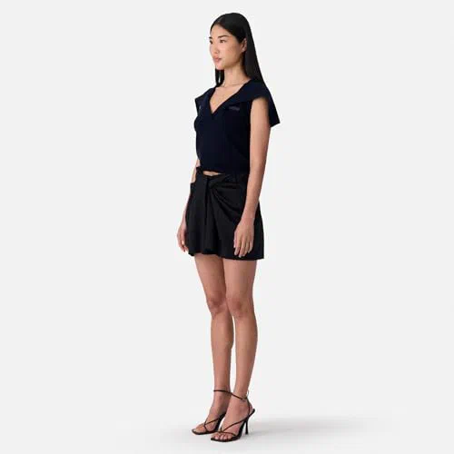 MONSE, Twist Pinstripe Short — view 3