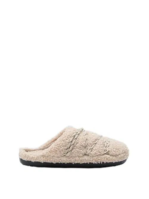 Moon Boot, Backless Teddy Slippers, 8.5