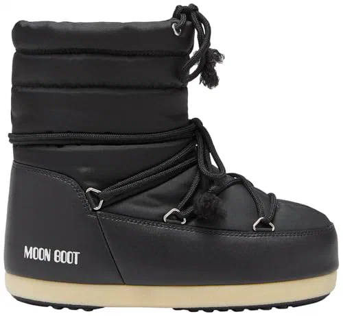Moon Boot, EVX Light Nylon Slip On Unisex Snow Boots, M2-2.5, W3-3.5