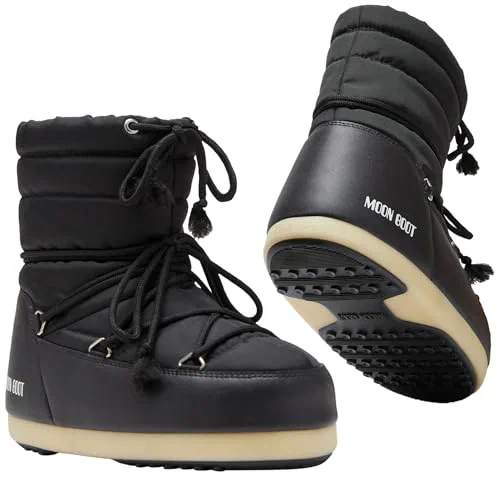 Moon Boot, EVX Light Nylon Slip On Unisex Snow Boots, M2-2.5, W3-3.5 — view 3