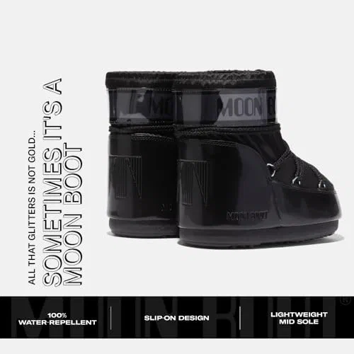 Moon Boot, Icon Low Glance Insulated Unisex Snow Boots, M9-10.5, W10-11.5 — view 3