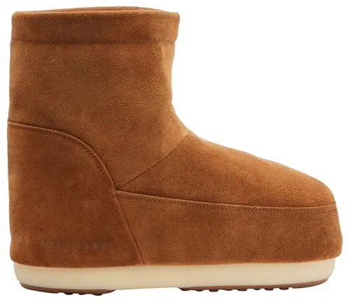Moon Boot, Icon Low No Lace Suede Insulated Unisex Snow Boots, M4.5-6, W5.5-7