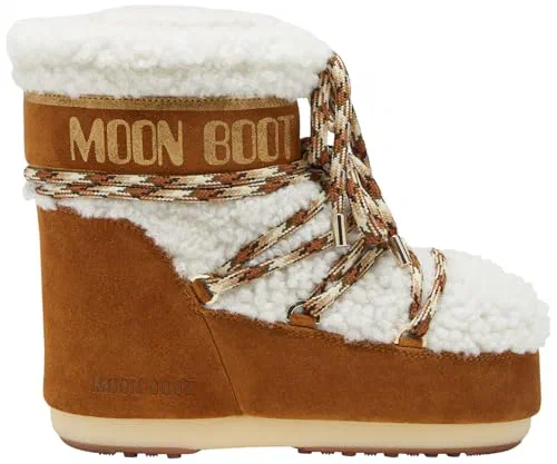 Moon Boot, Icon Low Shearling Insulated Unisex Snow Boots, M2-3.5, W3-4.5