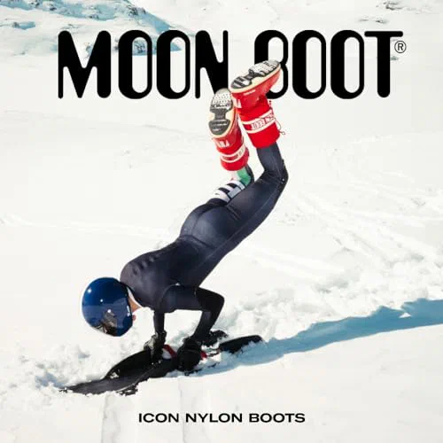 Moon Boot, Icon Nylon Insulated Slip On Unisex Snow Boots, M9-10.5, W10-11.5 — view 3