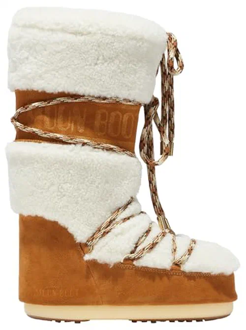Moon Boot, Icon Shearling Insulated Unisex Snow Boots, M9-10.5, W10-11.5