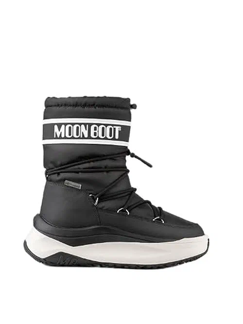 Moon Boot Men's Moon247 Polar WP Sneaker, Black - 9