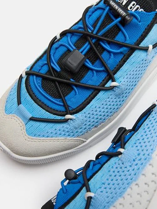 Moon Boot, Moonlight Knitted Mesh Lace Up Sneaker, 9 — view 3