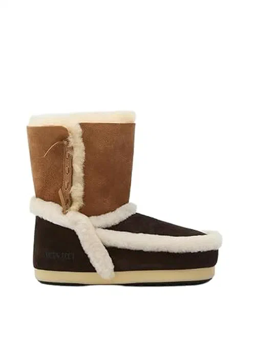 Moon Boot Unisex EVX Patch Boots, Brown - 4.5-5.5 Women/3.5-4.5 Men