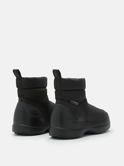 Moon Boot Unisex Mezzaluna Puffy Snow Boots, Black - 4.5 — view 2