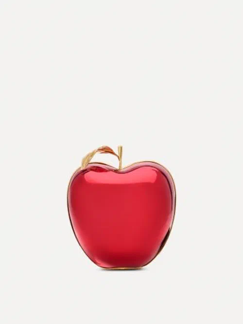 Oscar De La Renta Apple Minaudière, OS — view 3