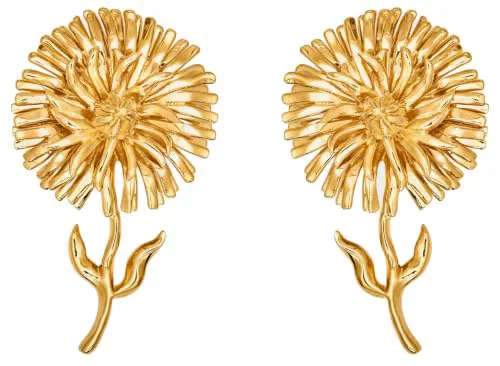 Oscar De La Renta, Daisy Clip-On Earrings