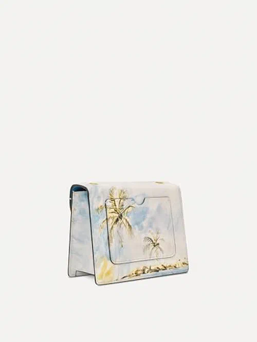 Oscar de la Renta, Dominican Landscape Printed Mini TRO Bag — view 3