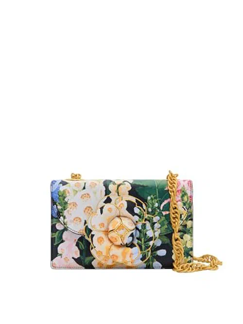 Oscar de la Renta, Foxglove Printed TRO Bag, OS