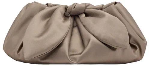 Oscar de la Renta, Mini Satin Bow Clutch — view 3