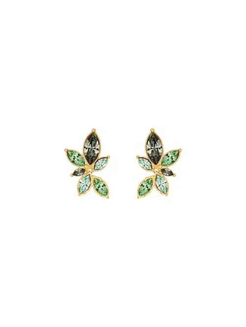 Oscar de la Renta, Navette Crystal Clip-On Earrings