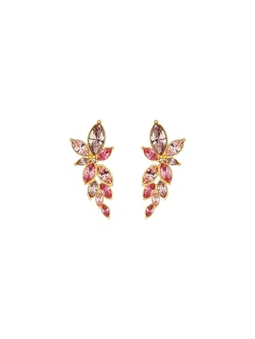 Oscar de la Renta, Navette Crystal Drop Clip-On Earrings