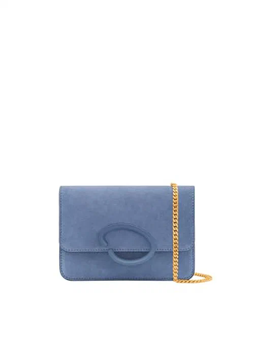 Oscar de la Renta, O Pochette in Suede, OS