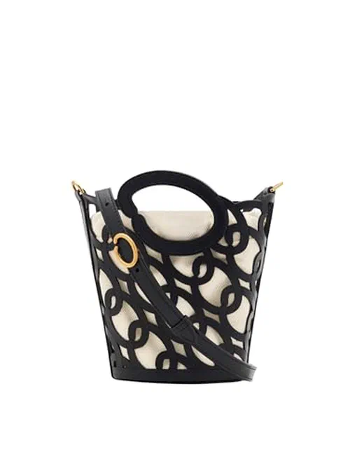 Oscar de la Renta, Oscar Chain-Link Leather Mini Tote, OS