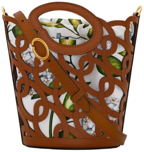 Oscar de la Renta, Oscar Chain-Link Leather Mini Tote, OS