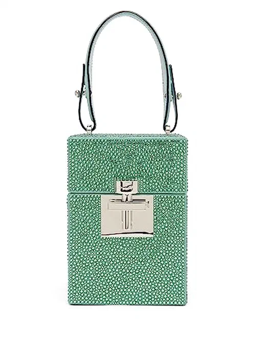Oscar de la Renta, Pave Crystal Alibi Top Handle Bag