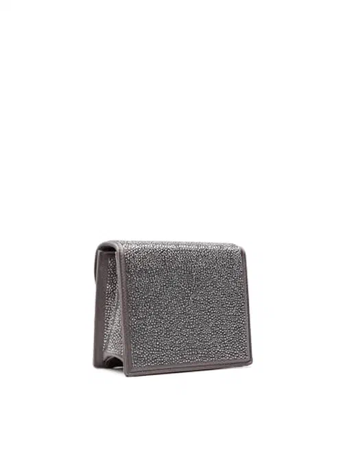 Oscar de la Renta, Pave Crystal Mini TRO Bag — view 3
