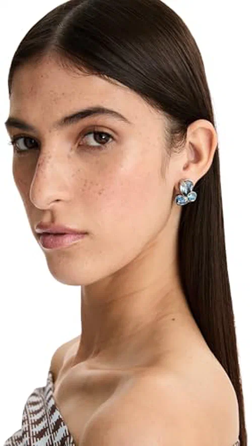 Oscar de la Renta, Pear-Cut Cluster Earrings