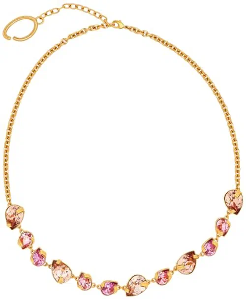 Oscar de la Renta, Pear-Cut Cluster Necklace