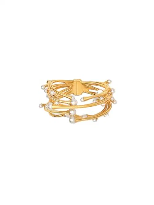 Oscar de la Renta, Pearl Nest Cuff Bracelet