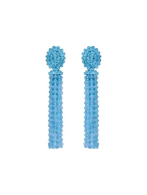Oscar de la Renta, Tassel Clip-On Earrings