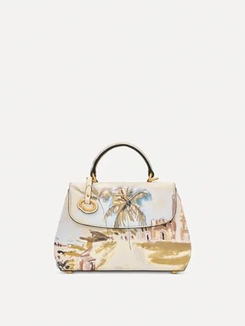 Oscar de la Renta, The Mini Poppy Bag, Honey — view 3
