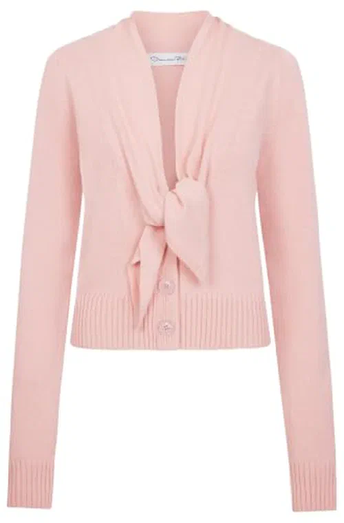 Oscar De La Renta, Tie-Neck Cardigan, M