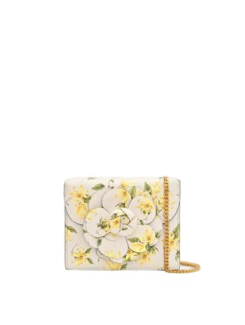 Oscar de la Renta, Ylang Ylang Printed Mini TRO Bag