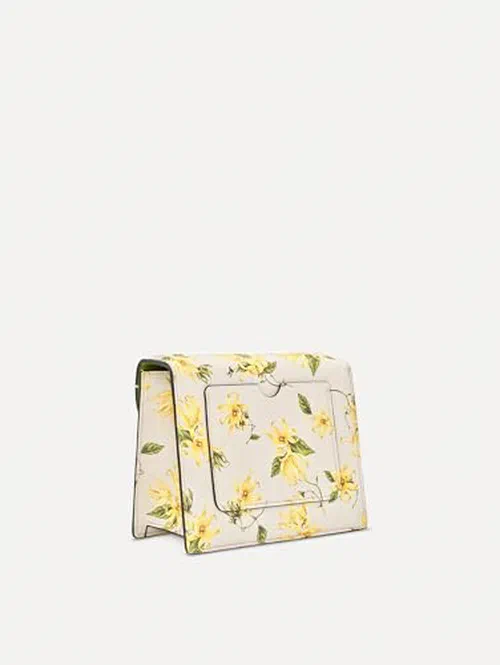 Oscar de la Renta, Ylang Ylang Printed Mini TRO Bag — view 3