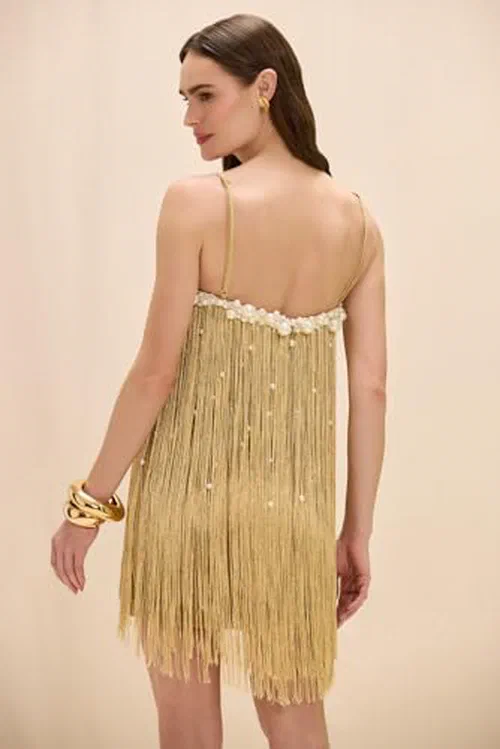PATBO, Aurea Crochet Mini Dress — view 3