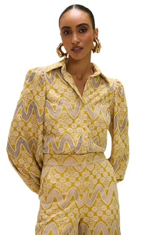 PATBO, Bertha Lace Shirt
