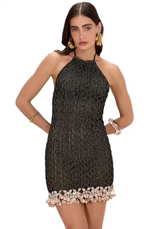 PATBO, Camila Coelho Mesh Mini Dress, XS