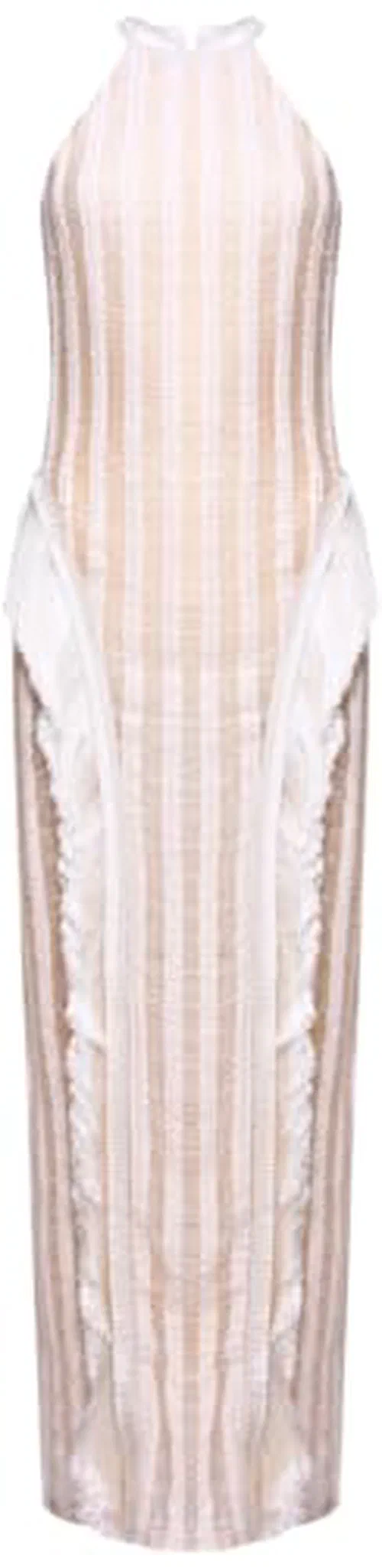 PATBO, Celeste Knit Gown, M, Off White