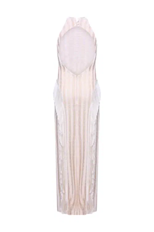 PATBO, Celeste Knit Gown, M, Off White — view 3