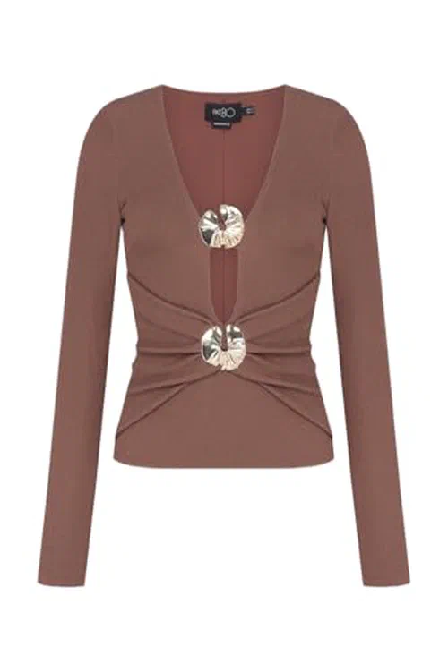 PATBO, Cora Knit Top, S